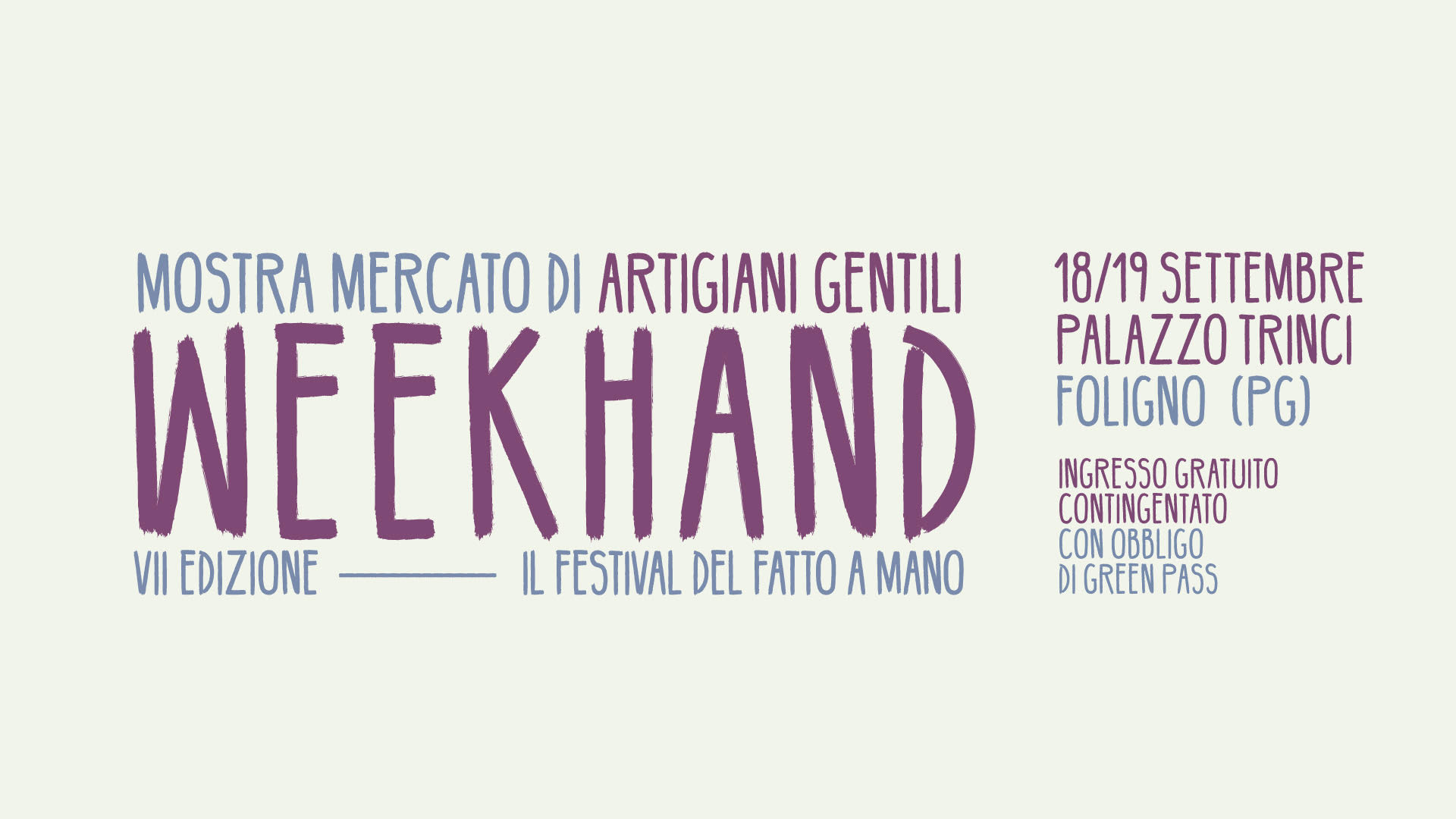 Week Hand - Festival del fatto a mano